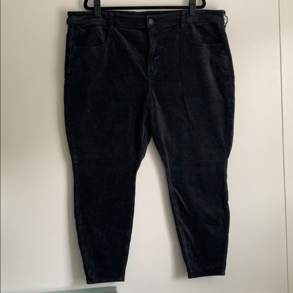 American Eagle Corduroy High Rise Pants - Petite